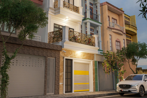 Thiết kế và thi công nhà liền kề tại KĐT Văn Phú, Hà Đông, HN